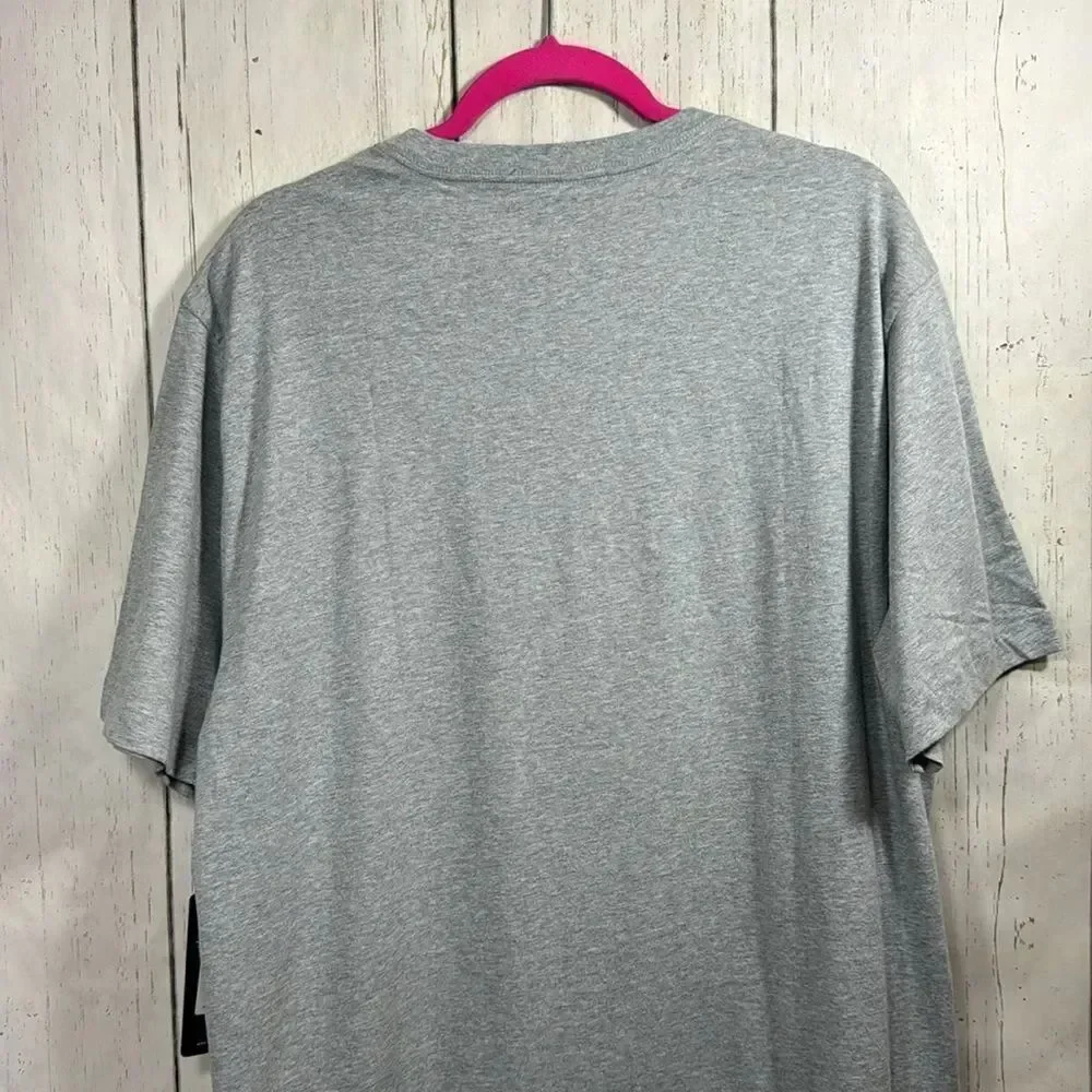 True Religion Buddha Was Here Graphic Tee Heather Gray Streetwear Skater XXL